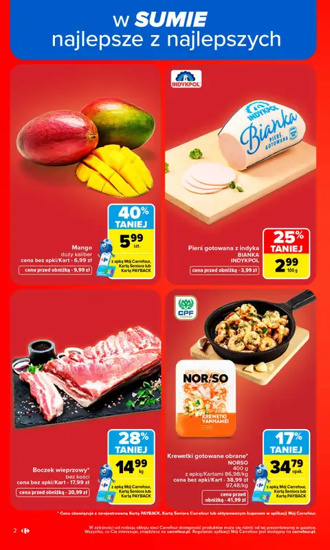Carrefour - gazetka promocyjna Gazetka Carrefour od poniedziałku od poniedziałku 31.08 do soboty 05.09 - strona 4
