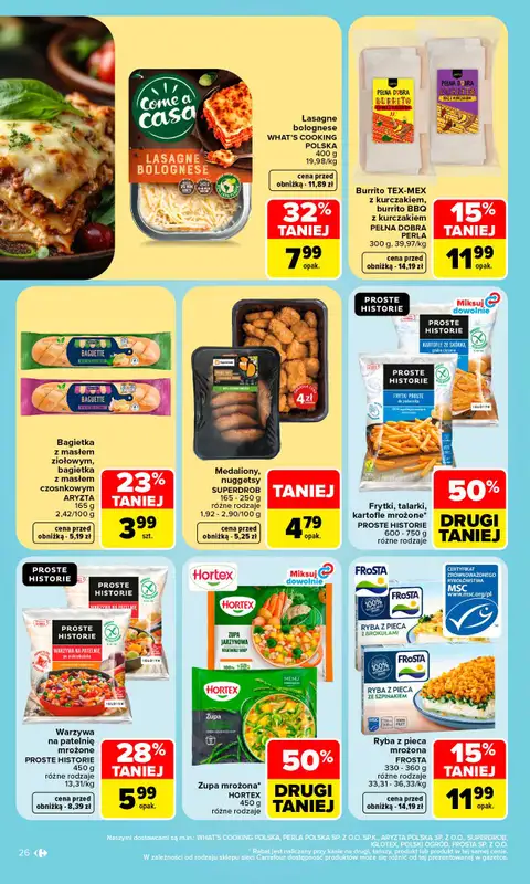 Carrefour - gazetka promocyjna Gazetka Carrefour od poniedziałku od poniedziałku 31.08 do soboty 05.09 - strona 28