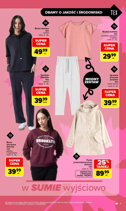Carrefour - gazetka promocyjna Gazetka Zanosi się na świetne okazje od poniedziałku 31.08 do soboty 12.09 - strona 3