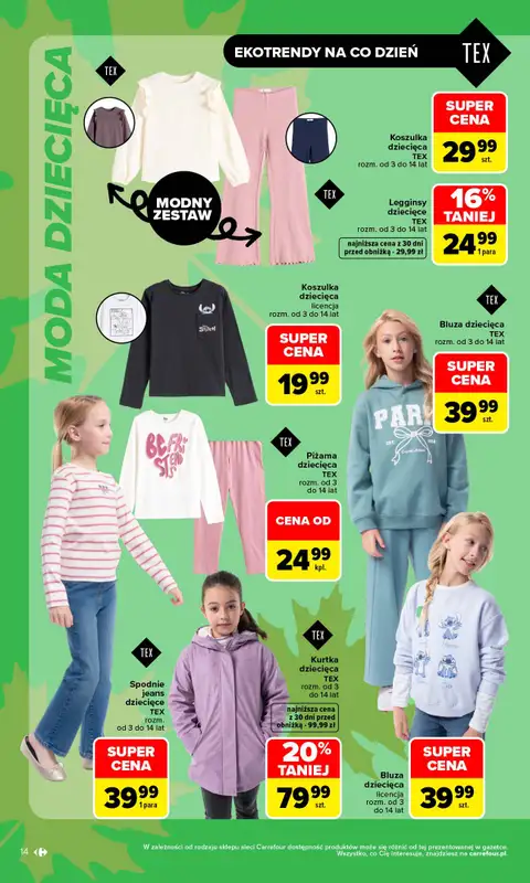 Carrefour - gazetka promocyjna Gazetka Zanosi się na świetne okazje od poniedziałku 31.08 do soboty 12.09 - strona 14