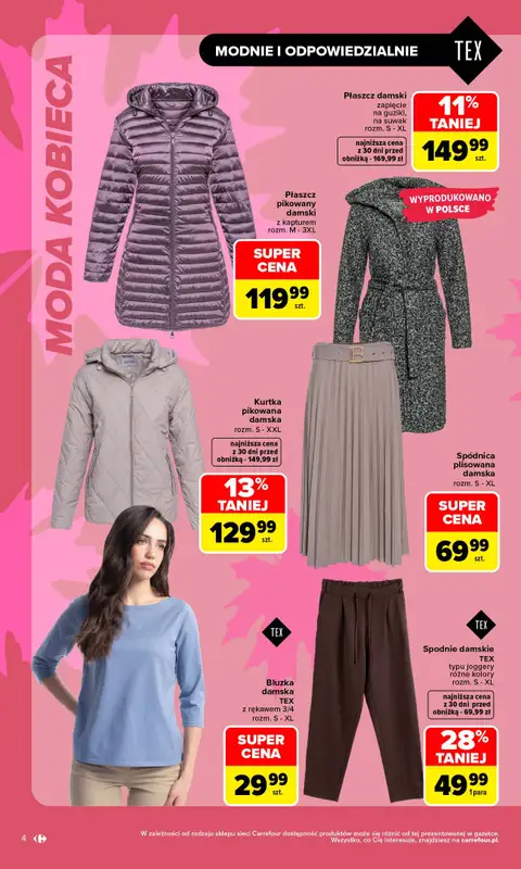 Carrefour - gazetka promocyjna Gazetka Zanosi się na świetne okazje od poniedziałku 31.08 do soboty 12.09 - strona 4