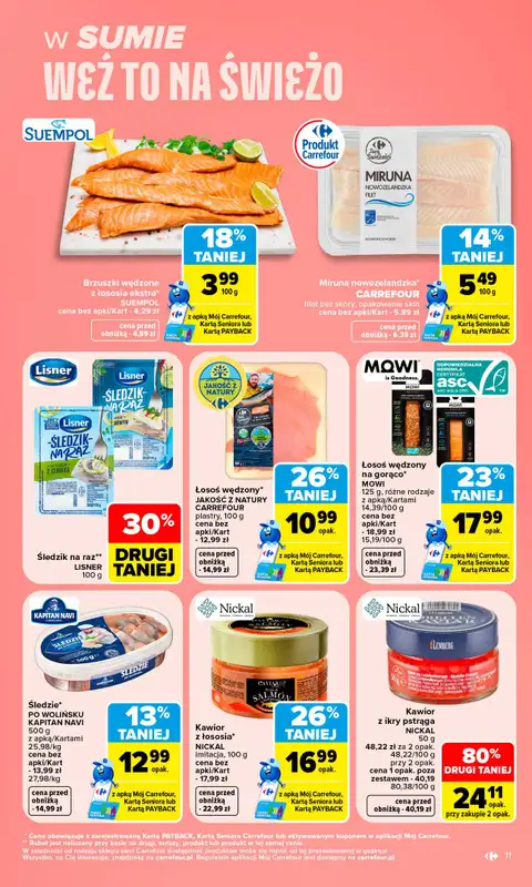 Carrefour Market - gazetka promocyjna Gazetka Carrefour Market od poniedziałku od poniedziałku 31.08 do soboty 05.09 - strona 13