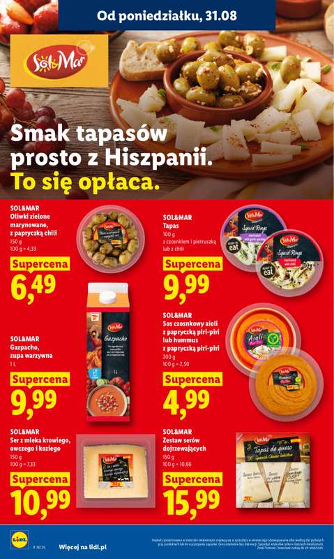 Lidl - gazetka promocyjna Oferta od poniedziałku od poniedziałku 31.08 do środy 02.09 - strona 58