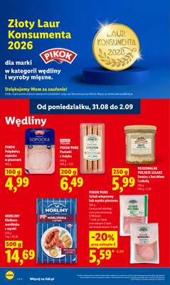 Lidl - gazetka promocyjna Oferta od poniedziałku od poniedziałku 31.08 do środy 02.09 - strona 54