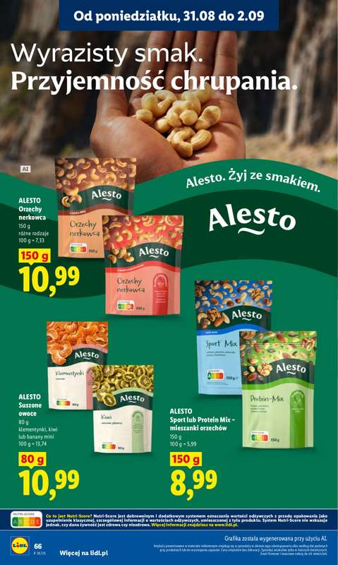 Lidl - gazetka promocyjna Oferta od poniedziałku od poniedziałku 31.08 do środy 02.09 - strona 66