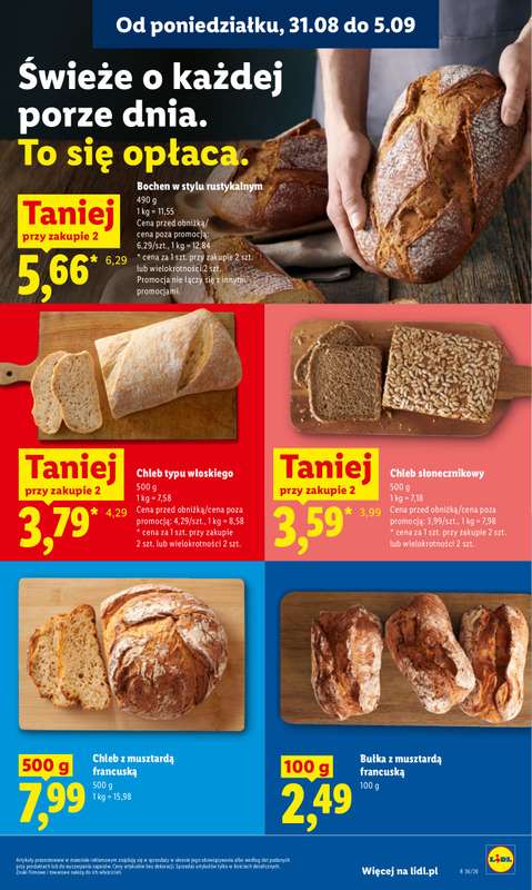 Lidl - gazetka promocyjna Oferta od poniedziałku od poniedziałku 31.08 do środy 02.09 - strona 47