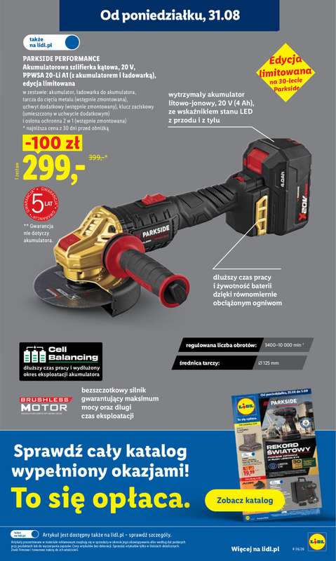 Lidl - gazetka promocyjna Oferta od poniedziałku od poniedziałku 31.08 do środy 02.09 - strona 33