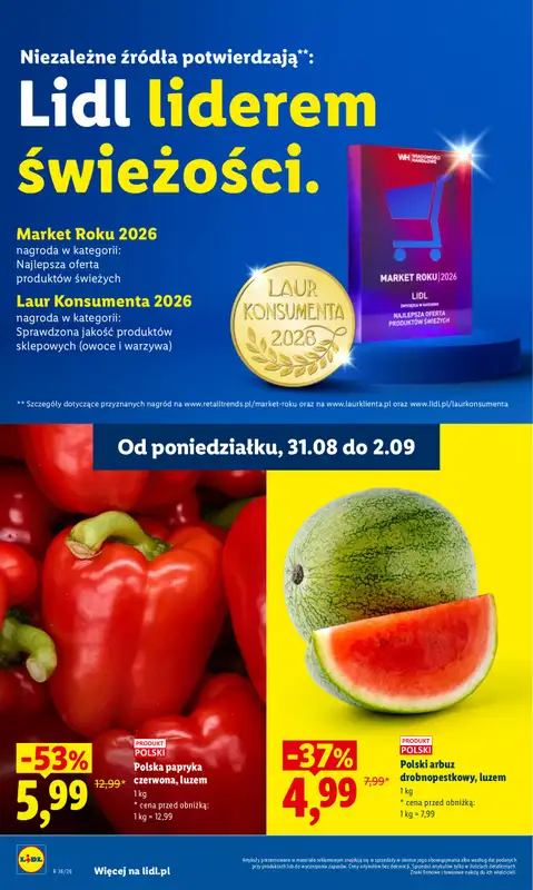 Lidl - gazetka promocyjna Oferta od poniedziałku od poniedziałku 31.08 do środy 02.09 - strona 34