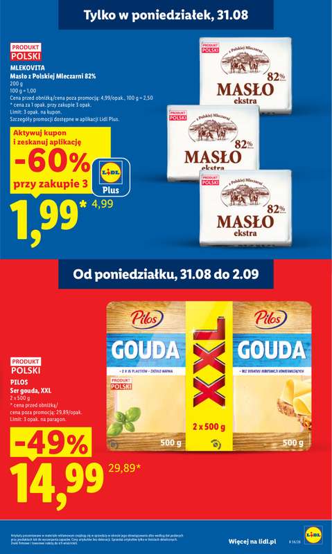 Lidl - gazetka promocyjna Oferta od poniedziałku od poniedziałku 31.08 do środy 02.09 - strona 15