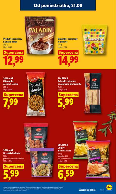 Lidl - gazetka promocyjna Oferta od poniedziałku od poniedziałku 31.08 do środy 02.09 - strona 61