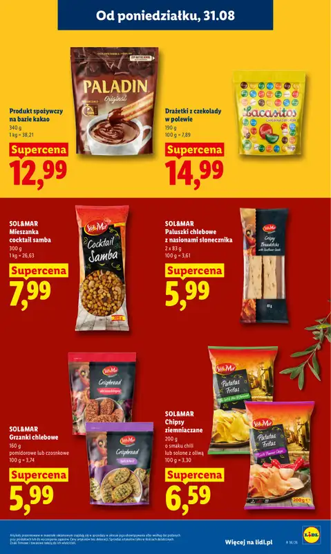 Lidl - gazetka promocyjna Oferta od poniedziałku od poniedziałku 31.08 do środy 02.09 - strona 61