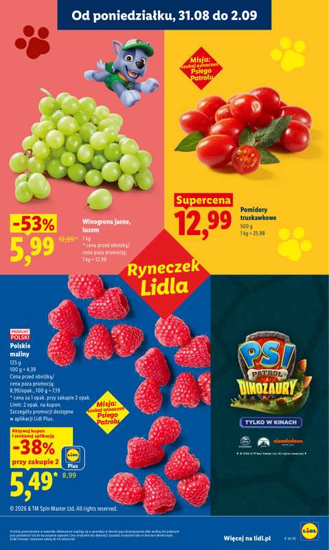 Lidl - gazetka promocyjna Oferta od poniedziałku od poniedziałku 31.08 do środy 02.09 - strona 39