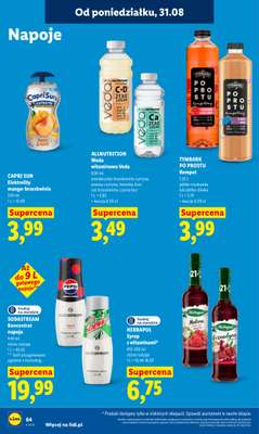 Lidl - gazetka promocyjna Oferta od poniedziałku od poniedziałku 31.08 do środy 02.09 - strona 64
