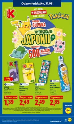 Lidl - gazetka promocyjna Oferta od poniedziałku od poniedziałku 31.08 do środy 02.09 - strona 65