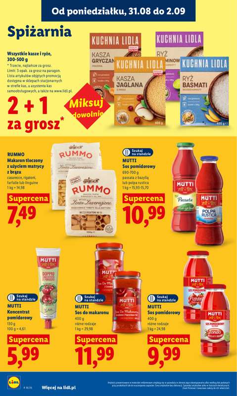 Lidl - gazetka promocyjna Oferta od poniedziałku od poniedziałku 31.08 do środy 02.09 - strona 78