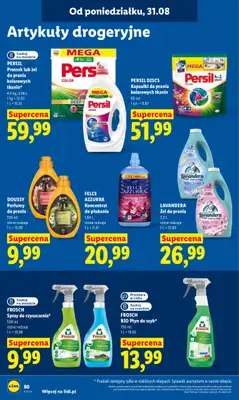 Lidl - gazetka promocyjna Oferta od poniedziałku od poniedziałku 31.08 do środy 02.09 - strona 82