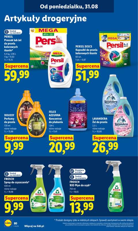 Lidl - gazetka promocyjna Oferta od poniedziałku od poniedziałku 31.08 do środy 02.09 - strona 82