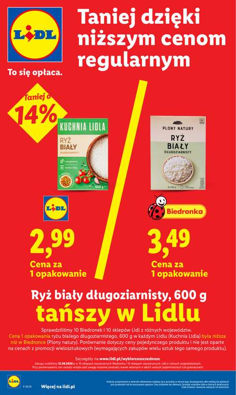 Lidl - gazetka promocyjna Oferta od poniedziałku od poniedziałku 31.08 do środy 02.09 - strona 8