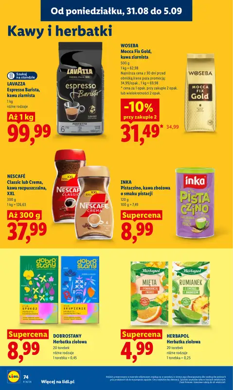 Lidl - gazetka promocyjna Oferta od poniedziałku od poniedziałku 31.08 do środy 02.09 - strona 76