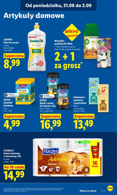 Lidl - gazetka promocyjna Oferta od poniedziałku od poniedziałku 31.08 do środy 02.09 - strona 83