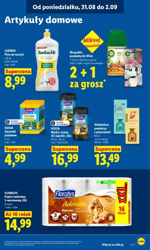 Lidl - gazetka promocyjna Oferta od poniedziałku od poniedziałku 31.08 do środy 02.09 - strona 83