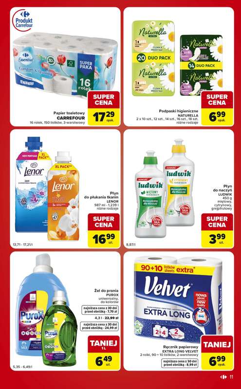Carrefour Market - gazetka promocyjna Gazetka Ekspresowe zakupy od wtorku 01.09 do poniedziałku 07.09 - strona 11