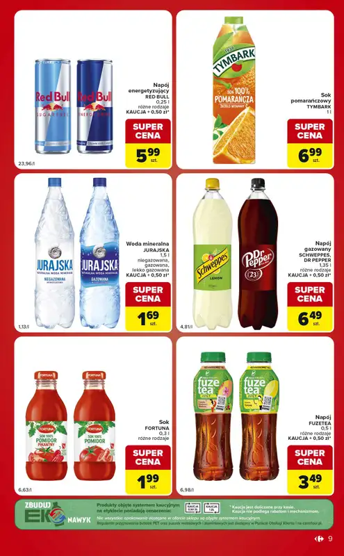 Carrefour Market - gazetka promocyjna Gazetka Ekspresowe zakupy od wtorku 01.09 do poniedziałku 07.09 - strona 9