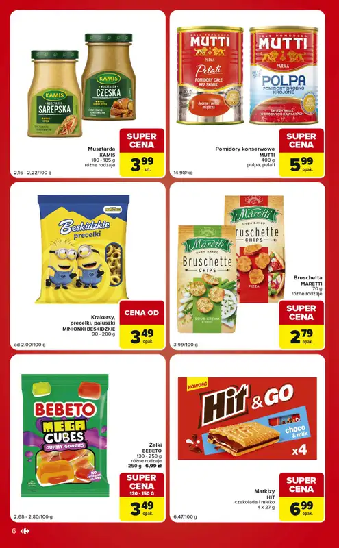 Carrefour Market - gazetka promocyjna Gazetka Ekspresowe zakupy od wtorku 01.09 do poniedziałku 07.09 - strona 6