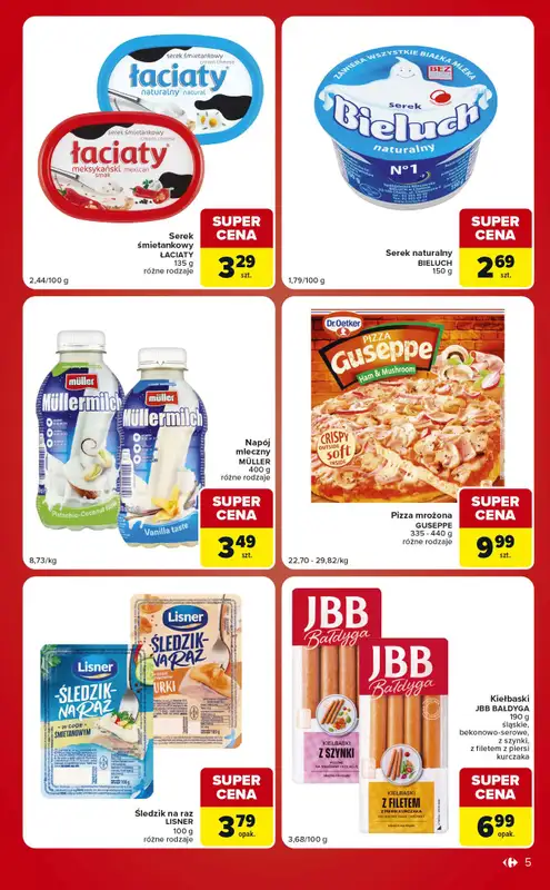 Carrefour Market - gazetka promocyjna Gazetka Ekspresowe zakupy od wtorku 01.09 do poniedziałku 07.09 - strona 5