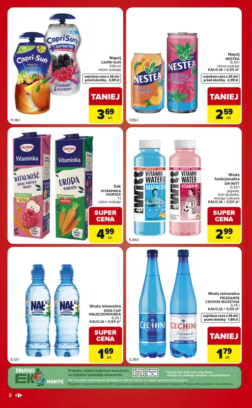 Carrefour Market - gazetka promocyjna Gazetka Ekspresowe zakupy od wtorku 01.09 do poniedziałku 07.09 - strona 8