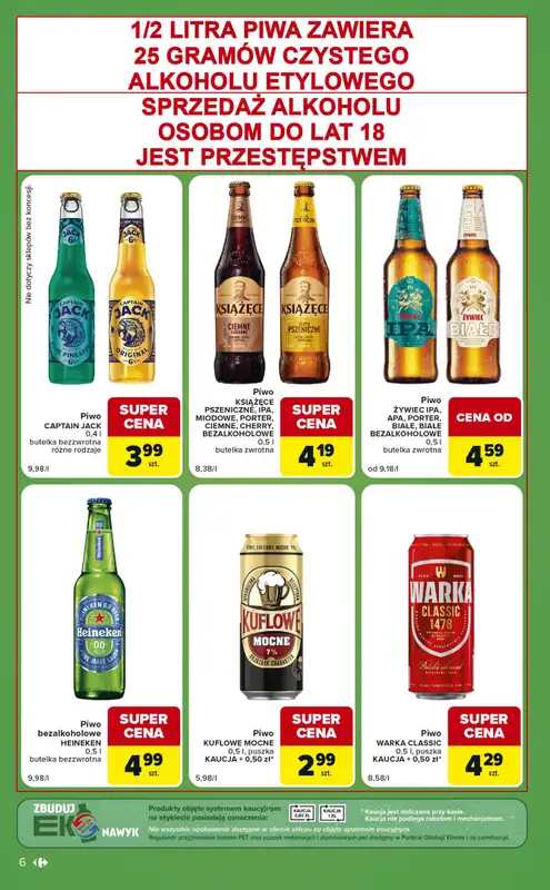 Carrefour Express - gazetka promocyjna Gazetka Express od wtorku 01.09 do poniedziałku 07.09 - strona 6