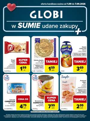 Globi - gazetka promocyjna Gazetka Globi od wtorku 01.09 do poniedziałku 07.09 - strona 2
