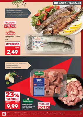 Kaufland - gazetka promocyjna Gazetka Tygodnia od czwartku 27.08 do środy 02.09 - strona 35