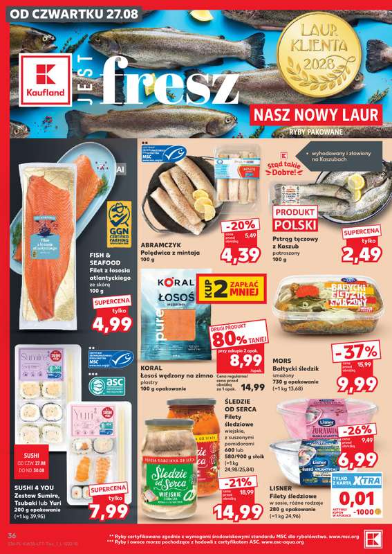Kaufland - gazetka promocyjna Gazetka Tygodnia od czwartku 27.08 do środy 02.09 - strona 36