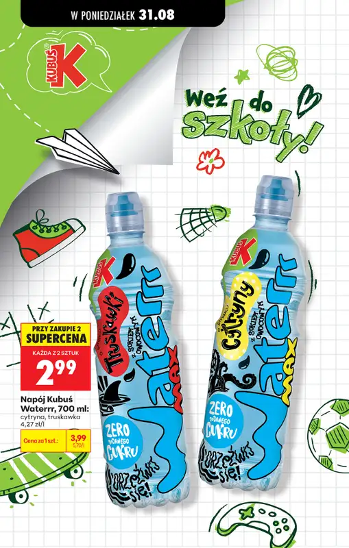 Biedronka - gazetka promocyjna Od poniedziałku od poniedziałku 31.08 do soboty 05.09 - strona 72