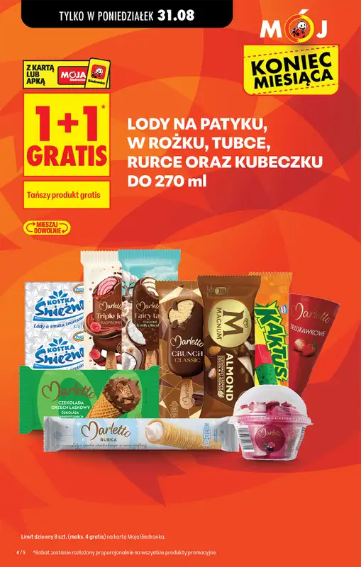 Biedronka - gazetka promocyjna Od poniedziałku od poniedziałku 31.08 do soboty 05.09 - strona 4