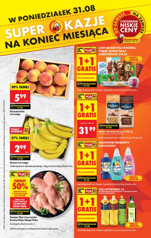 Biedronka - gazetka promocyjna Od poniedziałku  