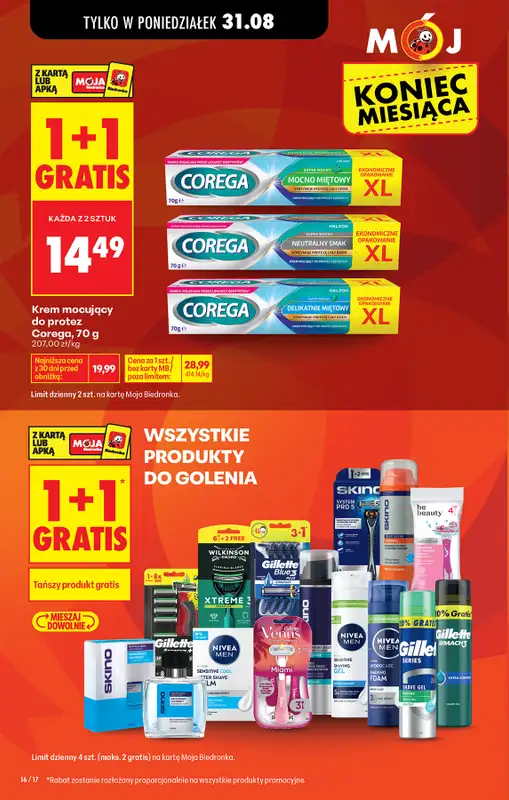 Biedronka - gazetka promocyjna Od poniedziałku od poniedziałku 31.08 do soboty 05.09 - strona 16