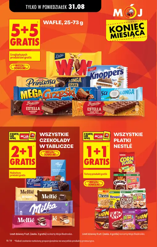 Biedronka - gazetka promocyjna Od poniedziałku od poniedziałku 31.08 do soboty 05.09 - strona 12