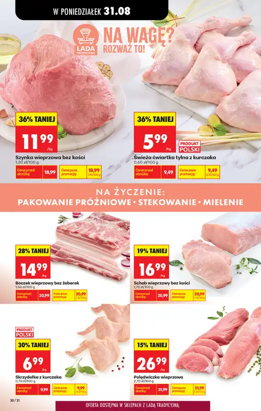 Biedronka - gazetka promocyjna Od poniedziałku, Z ladą tradycyjną od poniedziałku 31.08 do soboty 05.09 - strona 54