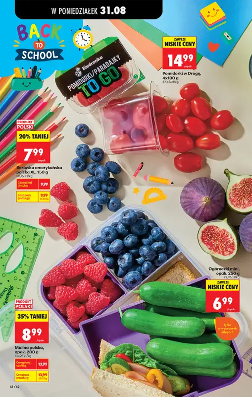 Biedronka - gazetka promocyjna Od poniedziałku, Z ladą tradycyjną od poniedziałku 31.08 do soboty 05.09 - strona 52