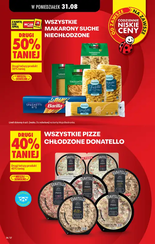 Biedronka - gazetka promocyjna Od poniedziałku, Z ladą tradycyjną od poniedziałku 31.08 do soboty 05.09 - strona 26