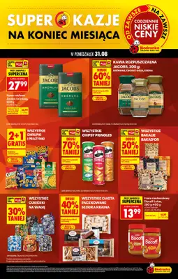 Biedronka - gazetka promocyjna Super okazje na koniec miesiąca od poniedziałku 31.08 do poniedziałku 31.08