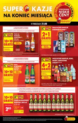 Biedronka - gazetka promocyjna Super okazje na koniec miesiąca od poniedziałku 31.08 do poniedziałku 31.08 - strona 4