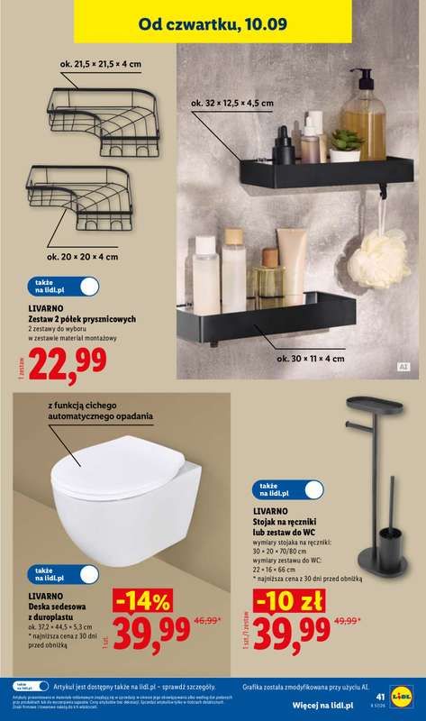Lidl - gazetka promocyjna Katalog od poniedziałku 07.09 do soboty 12.09 - strona 47