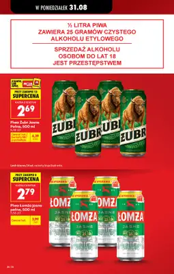 Biedronka - gazetka promocyjna Od poniedziałku od poniedziałku 31.08 do soboty 05.09 - strona 36