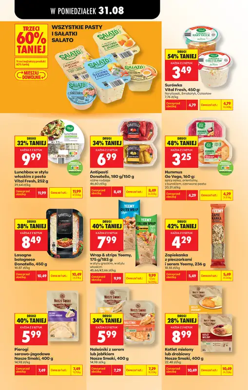Biedronka - gazetka promocyjna Od poniedziałku, Z ladą tradycyjną od poniedziałku 31.08 do soboty 05.09 - strona 74