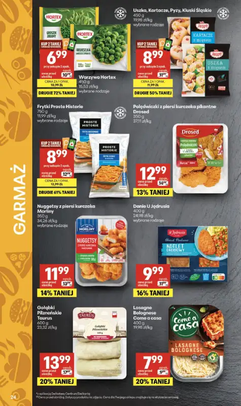 Delikatesy Centrum - gazetka promocyjna Gazetka  do środy 09.09 - strona 24