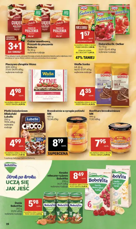 Delikatesy Centrum - gazetka promocyjna Gazetka  do środy 09.09 - strona 28