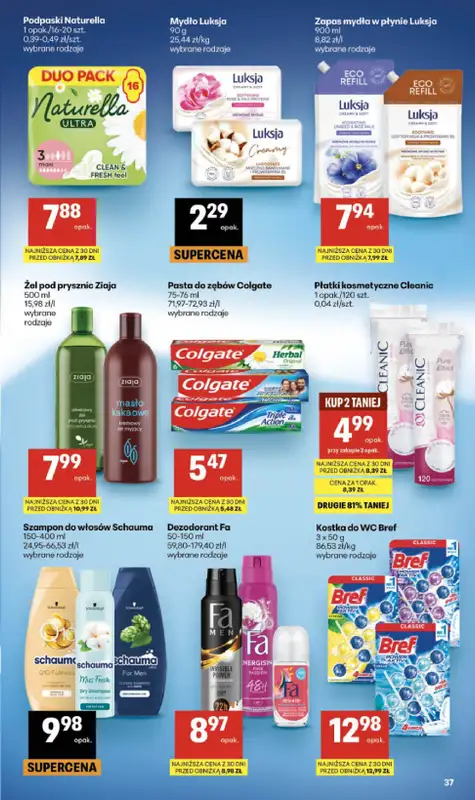 Delikatesy Centrum - gazetka promocyjna Gazetka  do środy 09.09 - strona 37